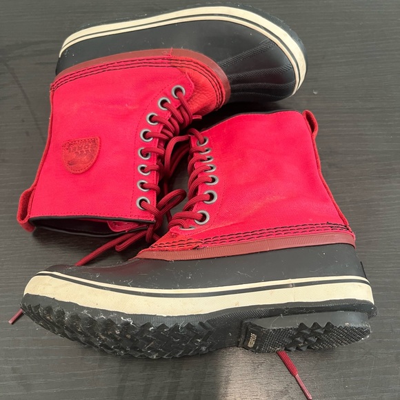 Sorel 1964 Premium CVS Red Element Women's Waterproof Snow Winter Boots SZ6 READ - Picture 8 of 11